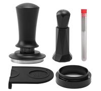 diceevil Coffee Tamper 54 mm, Coffee Accessories Espresso Accessories Kit with WDT Tool, Dosing Funnel and Tamper Mat, Spring Loaded Stainless Steel Base