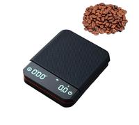 diceevil Mini Coffee Scale with Timer, 0.1g/2kg High Precision Electronic Espresso coffee Weighing Scale, Waterproof Type C Rechargeable Weighing Scale, Portable Digital Kitchen Scale for Home Brewing
