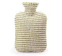 DICEVER Hot Water Bottle with Soft Cover, 2L Hot Water Bag for Menstrual Cramps, Neck and Shoulder Pain Relief, Hot and Cold Therapies, Hand Feet Warmer, Green