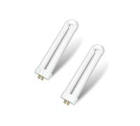 Dichroma Bug Zapper Light Bulb Replacement for Most 15W Bug Zapper with 4-Pin Base, U Shaped Twin Tube Bulb for T6 T8 T9, 2 Pack