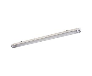 DICHT 4LED PI Grey Waterproof Light Fitting 2x G13/T8 36W IP65