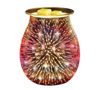 DICIMI Electric Wax Melt Burner - 3D Starburst Aroma Lamp & Oil Burner with Adjustable Night Light, Flameless Wax Melts Warmer for Home, Office, Gifts UK