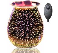 DICIMI Electric Wax Melt Burner for Home, Flameless Candle Warmer Lamp with Adjustable Timer & Dimmer, Essential Oil Diffuser and Night Light for Bedroom Office Decor