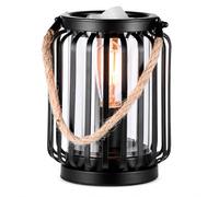DICIMI Wax Melt Burner Electric, Plug-in Warmer with Timer & Dimmer, 2/4/8/10H Auto Off, Rustic Hanging Wax Heater with Edison Bulb, Flame-Free for Home Fragrance & Ambiance