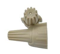 Dicio Tan Winged Wire Connectors Nuts Easy-Twist 10 PCs, UL Listed Wire Cap Electrical Connectors Screw Cap tan Electrical Connector Kit 22-8 AWG for Connect Electrical Wiring