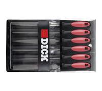 Dick Warding File Set 6-Piece 100mm 2K-Grip Black 1187102-2K