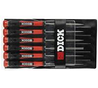 Dick 2160142-2K Type of Cut 2 Needle Files, Multi-Colour, 140 mm, Set of 6 Piece