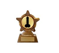 Dick Award Trophy Premier Star Antique Gold 120mm Heavy Resin Dick of the Week Fun Adult Award Free Engraving -troshow1-B