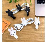 Dick Bruna Miffy Cable Organizer Tie (Set of 3) White