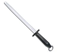 Dick EUROCUT Sharpening Steel 30cm Oval Standard Cut, Black
