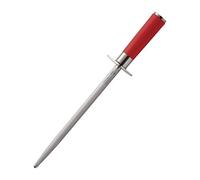 DICK Knife Sharpener, Red, 25 cm - Spirit Round Standard Sharpening Steel