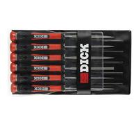 Dick 2160142-2K Type of Cut 2 Needle Files, Multi-Colour, 140 mm, Set of 6 Piece