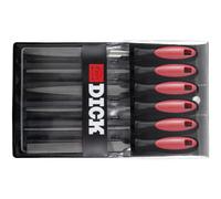 Dick Warding File Set 6-Piece 100mm 2K-Grip Black 1187102-2K