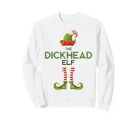 Dickhead Elf Matching Family Christmas Holiday Dick Gift Sweatshirt