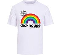 Dickhouse Jackass Records T-Shirt Mens Unisex Tee Size S White