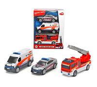 Dickie 203712015 SOS Emergency Vehicles Police, Fire Brigade, Ambulance