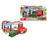 Bauernhof-Spieleset With Tractor Barn Illuminated and Accessories Cow Stall Cows