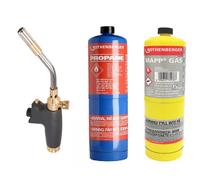 Dickie Dyer Heavy Duty MAP Pro Gas Torch & Rothenberger Mapp/Propane/Mixed Gas