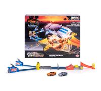 Dickie Fast & Furious Nitro Blast Jump Car Track Set - With 2 Die - Cast Cars