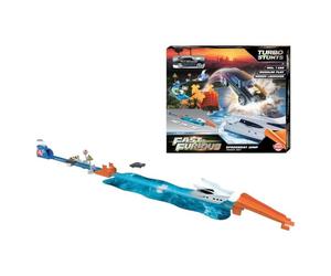 Dickie Fast & Furious Speedboat Jump Playset - With Die - Cast Car