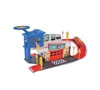Dickie Toys 203097008 Fireman Sam Fire Sation, Fire Brigade Play Set on 2 Levels Including Jupiter Metal and Other Accessories, Dimensions: 48 x 26 x 33 cm