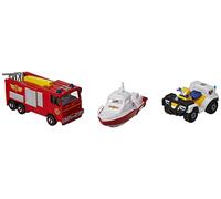 Dickie Toys 2.031E+11 Feuerwehrmann Fireman Sam Vehicle Set, Multicoloured