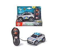 Dickie Toys 203712023033 - Lamborghini Urus Swedish Police Car Cable Controlled - Cable Controlled Lamborghini Urus Swedish Police Car with Flashing Light, 13 cm, from 3 Years