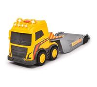 Dickie Toys - Light & Sound Volvo Truck with Trailer + 1 Construction Vehicle