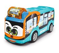 204113000 ABC Bus-Push Car for Babies and Toddlers from 1 Year Old, with Rotating Rattle and Sliding Elements, Toy to Promote Motor Skills,