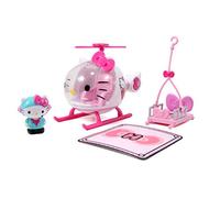 Dickie Toys 253243000 Hello Kitty Helicopter, Helicopter, Windscreen for Opening, Removable Carrier, Figure that Sits in the Cockpit, 17.5 cm, from 3 Years, White