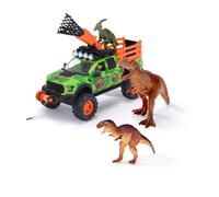Dickie Toys Car Ford Raptor Dinosaur Vehicle Hunter, Includes 3 Dinosaurs, Light & Sound, Ages 3+, Unisex Children's Toy