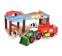 Bauernhof-Spieleset With Tractor Barn Illuminated and Accessories Cow Stall Cows