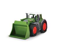 Dickie Toys FENDT SHOVEL TRACTOR | Freewheel, movable shovel, trailer hitch