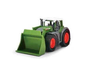 Dickie Toys FENDT SHOVEL TRACTOR | Freewheel, movable shovel, trailer hitch