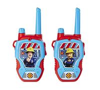 Dickie Toys Fireman Sam Walkie Talkies - 2 Radios Specially Designed for Children Aged 4+ Up to 100m Range Toy Radios