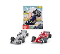 Dickie Toys - Formula Racer (14 cm) - Pull Rope Vehicle for Children Ages 3 and Up, 1:32 Scale, Random Colour, (203341035)
