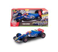 Dickie Toys Formula Racer Team Speed - 1:24 Toy Car with Light & Sound, Friction & Rubber Wheels - 23 cm - Try Me