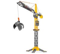 Dickie Toys - Mighty Crane (110 cm) - Large Toy Crane with 360° Rotation & Breakaway Ball Including Gripping Function, Play Crane for Children from 3 Years with Cable Remote Control