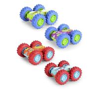 Dickie Toys - Monster Flippy Car (10 cm) - Colourful Flip Toy Car for Children from 3 Years with Friction Drive and Rubber Tyres (4-Way Assorted, Random Selection)