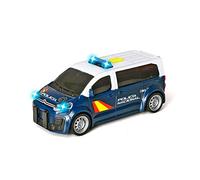 Dickie Toys - National Police Citroen Space Tourer Van Friction, 15 cm, Light and Sound, Doors Open (203712027SI2)