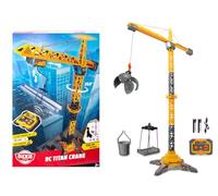 DICKIE TOYS - RC Titan Crane (150 cm) - Remote-Controlled Toy Crane with 360° Rotation and Interactive Accessories
