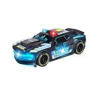 Dickie Toys - RHYTHM PATROL TOY CAR with Light Change & Music - Streets N Beatz Police Car with Friction Motor 20 cm Includes Batteries Toy for Children from 3 Years