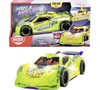 Dickie Toys - SPEED TRONIC TOY CAR with light change and music - Streets N BEATZ car with friction motor, 20 cm, including batteries, toy for children aged 3 years and over