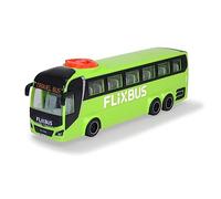 Dickie Toys - Toy Bus Man FlixBus Green, 27 cm, Bus with Steering Function, From 3 Years (203744015)