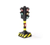 Dickie Toys - Toy Traffic Light - Battery Operated Traffic Light for Children with Automatic Light Change, Play Traffic Light, 203341034, Black