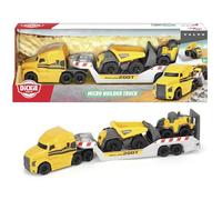 Dickie Toys Micro Builder Truck with Work Vehicles for Ages 3 Years and Up