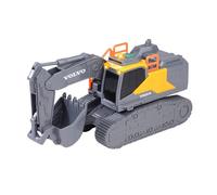 Dickie Toys - Volvo Tracked Excavator - 23cm Crawler Excavator with Light, Sound, Freewheel, Construction Vehicle for Children Aged 3+