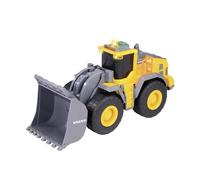Dickie Toys - Volvo Wheel Loader - 23 cm Wheel Loader with Giant Shovel, Light and Sound Effects, Construction Site Toy for Boys and Girls from 3 Years