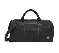 Dickies 20-Inch Durable Canvas Work Bag for Painters, Carpenters, and Builders, Heavy-Duty Zipper, Reinforced Handles, Exterior Pockets, Shoulder Strap, Black