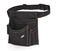Dickies 5-Pocket Single Side Tool Belt Pouch/Work Apron, Durable Canvas Construction, Adjustable Belt for Custom Fit, Black
